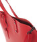 Dámska kožená kabelka červená - ItalY Jordana