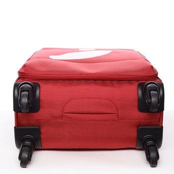 Odľahčený cestovný kufor červený - Menqite Kisar S