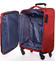 Odľahčený cestovný kufor červený - Menqite Kisar M