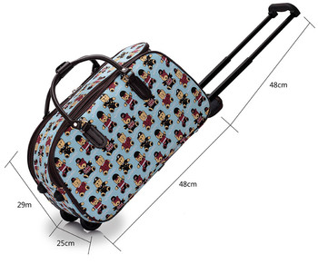 Detská cestovná taška modrá - LS Fashion 0308