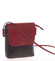 Dámska kožená crossbody kabelka čierno červená - ItalY Tamia