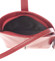 Malá dámska červená kožená crossbody kabelka - Italo Zerena