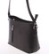 Malá čierna kožená crossbody kabelka - ItalY Madora