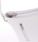 Malá biela kožená crossbody kabelka - ItalY Madora
