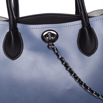 Elegantná dámska kabelka do ruky modrá - Tommasini Abby