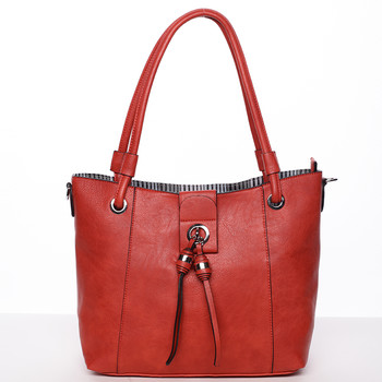 Módna dámska kabelka cez rameno červená - MARIA C Deborah