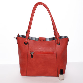 Módna dámska kabelka cez rameno červená - MARIA C Deborah