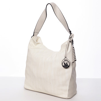 Moderná dámska kabelka cez rameno béžová - MARIA C Paisley