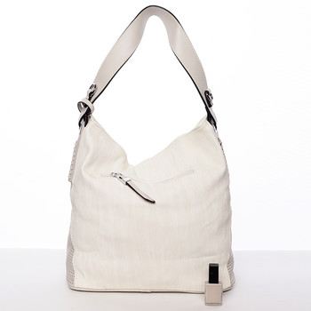 Moderná dámska kabelka cez rameno béžová - MARIA C Paisley