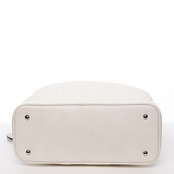 Moderná dámska kabelka cez rameno béžová - MARIA C Paisley