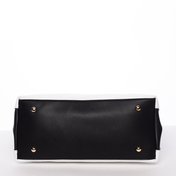 Exkluzívna mäkká dámska kabelka do ruky biela - Tommasini Kyndall