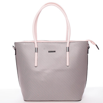 Originálna väčšia kabelka ružová - Silvia Rosa Ciara