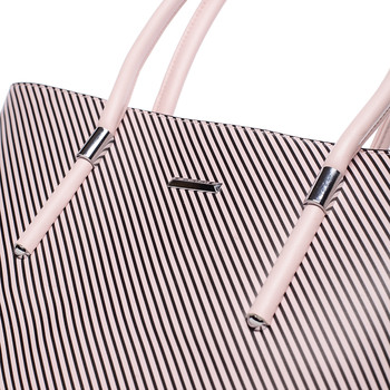 Originálna väčšia kabelka ružová - Silvia Rosa Ciara