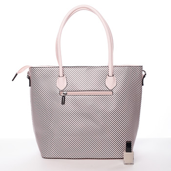 Originálna väčšia kabelka ružová - Silvia Rosa Ciara