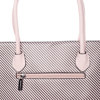 Originálna väčšia kabelka ružová - Silvia Rosa Ciara