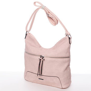 Trendy dámska crossbody kabelka ružová - Silvia Rosa Abril