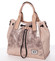Trendy väčšie kabelka do ruky ružová - Silvia Rosa Lizbeth
