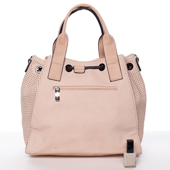 Trendy väčšie kabelka do ruky ružová - Silvia Rosa Lizbeth