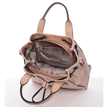 Trendy väčšie kabelka do ruky ružová - Silvia Rosa Lizbeth