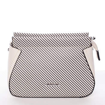 Malá originálne crossbody kabelka béžová - Silvia Rosa Media