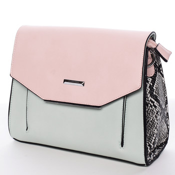 Svieža elegantná crossbody kabelka svetlo zelená - Silvia Rosa Fianchi