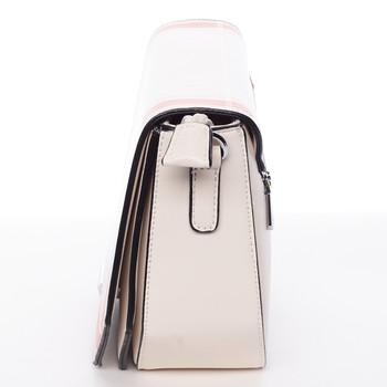 Trendy béžová crossbody kabelka - Silvia Rosa Medea