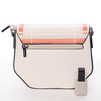 Trendy béžová crossbody kabelka - Silvia Rosa Medea