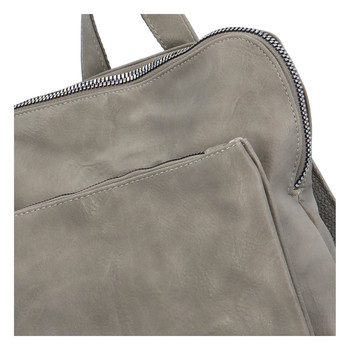 Dámsky mestský batoh kabelka sivý - Paolo Bags Buginni