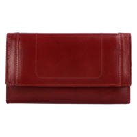 Kožená peňaženka tmavo červená - Tomas Mayana