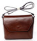 Hnedá dámska kožená crossbody kabelka - ItalY Dunya Two
