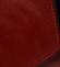 Tmavo červená dámska kožená crossbody kabelka - ItalY Dunya Two