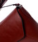 Tmavo červená dámska kožená crossbody kabelka - ItalY Dunya Two
