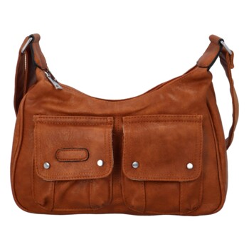 Dámska kabelka cez plece hnedá - Paolo Bags Anjali