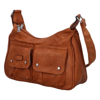 Dámska kabelka cez plece hnedá - Paolo Bags Anjali