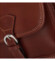 Dámska kožená crossbody kabelka hnedá - ItalY Destiny