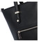 Dámska kožená kabelka čierna - Delami Andrea