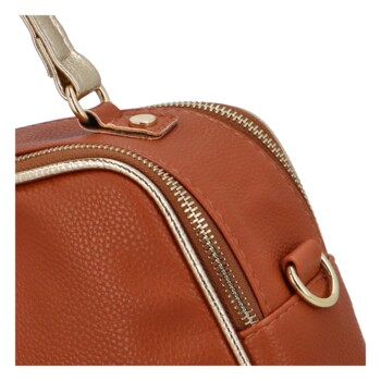 Dámska crossbody kabelka koňaková - Carine Ylana