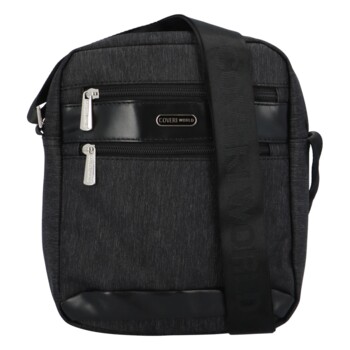 Pánska crossbody taška čierna - Coveri Limon