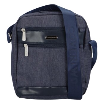 Pánska crossbody taška modrá - Coveri Limon