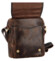 Pánska kožená crossbody taška hnedá - Wild Spencer