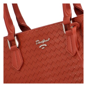 Dámska kabelka tehlovo červená - David Jones Ophia