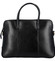 Luxusná kožená dámska business kabelka čierna - Katana Floppy