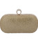 Dámska trblietavá listová kabelka zlatá - Michelle Moon B6161