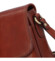 Dámska kožená crossbody kabelka hnedá - Katana Jennifer