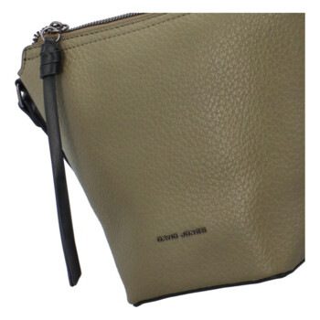 Dámska crossbody kabelka olivovo zelená - David Jones Emily