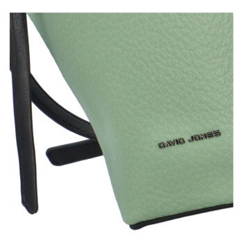 Dámska crossbody kabelka svetlozelená - David Jones Emily