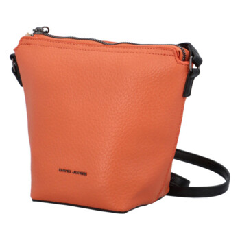 Dámska crossbody kabelka lososovo oranžová - David Jones Emily