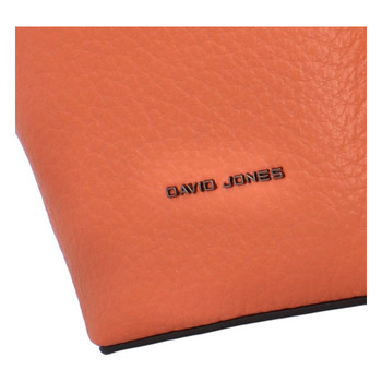 Dámska crossbody kabelka lososovo oranžová - David Jones Emily