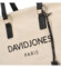 Dámska kabelka cez plece čierna - David Jones Crystal