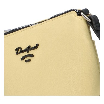 Dámska crossbody kabelka pastelovo žltá - David Jones Valerie